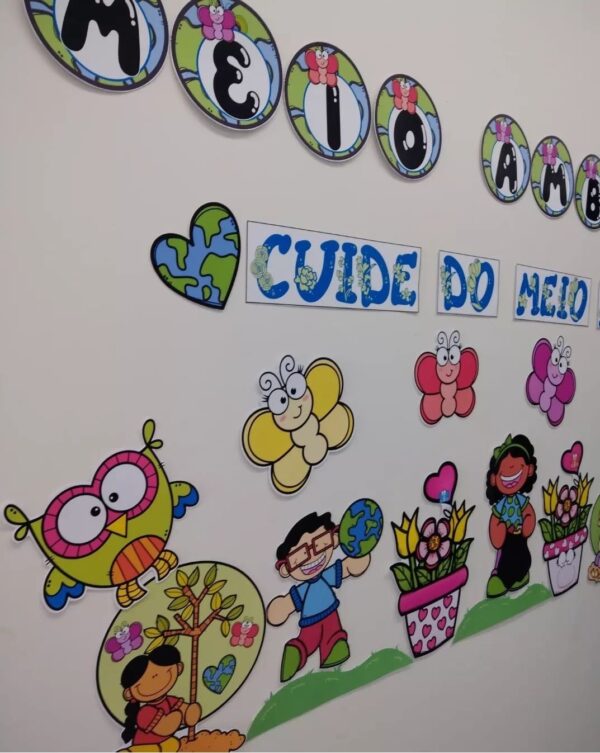 Mural Meio Ambiente Primavera