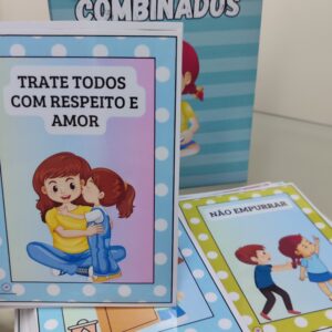 Regras e Combinados em folha A4.