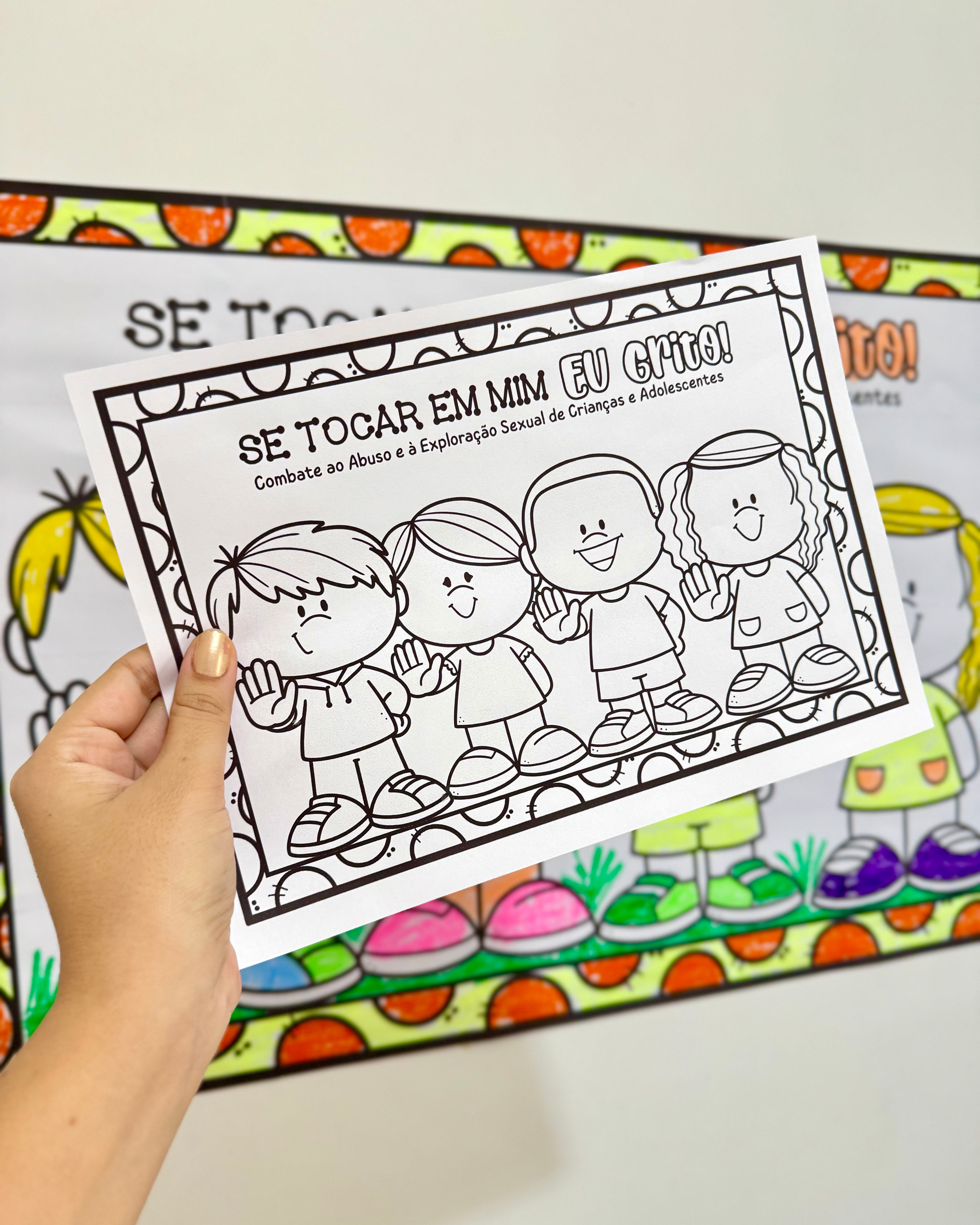 Cartaz Maio Laranja